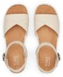 Abby Espadrille Sandal - Natural Slubby Woven Leather Online