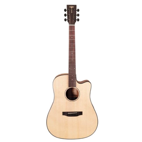 Tyma TYM-D-3C-NS Acoustic Guitar (With Bag) Online Sale