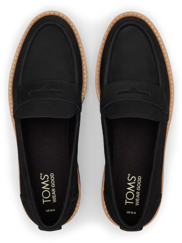 Cara Loafer - Black Leather Online Sale