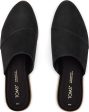 Jade Slip On Flat - Black Leather Discount