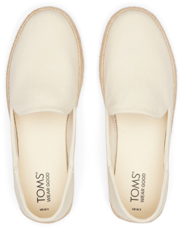 Carolina Espadrille - Light Natural Twill Fashion