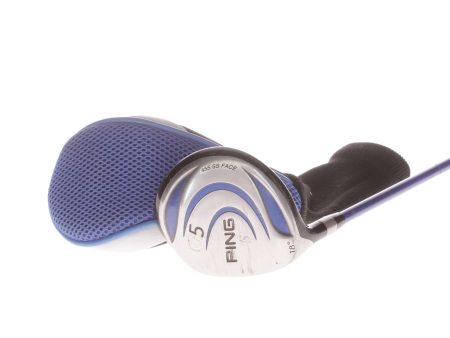 Ping G5 Men s Left Graphite Fairway 5 Wood 18 Degree Regular - ProLaunch Blue 75R Online Hot Sale