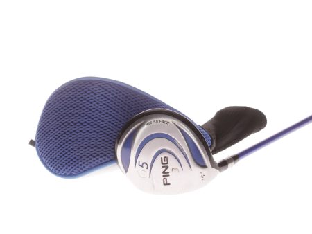 Ping G5 Men s Left Graphite Fairway 3 Wood 15 Degree Regular - ProLaunch Blue 75R Online Sale