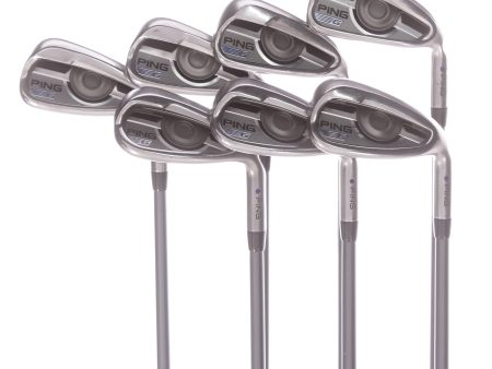 Ping G Series Graphite Men s Right Irons 6-SW+UW Blue Dot Regular - Ping CFS 70 R Online Sale