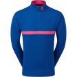 FootJoy Inset Stripe Chillout Pullover - Deep Blue Berry Online Hot Sale