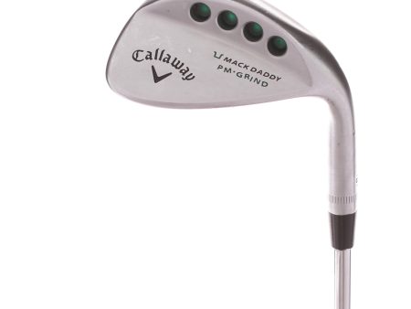 Callaway Mack Daddy PM Grind Steel Men s Right Lob Wedge 58 Degree 10 Bounce Wedge Flex - Dynamic Gold   Wedge Flex Supply