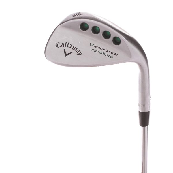 Callaway Mack Daddy PM Grind Steel Men s Right Lob Wedge 58 Degree 10 Bounce Wedge Flex - Dynamic Gold   Wedge Flex Supply